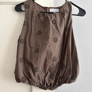 Evereve Michael Stars Hilda Bubble Top Size M in Kalamata
